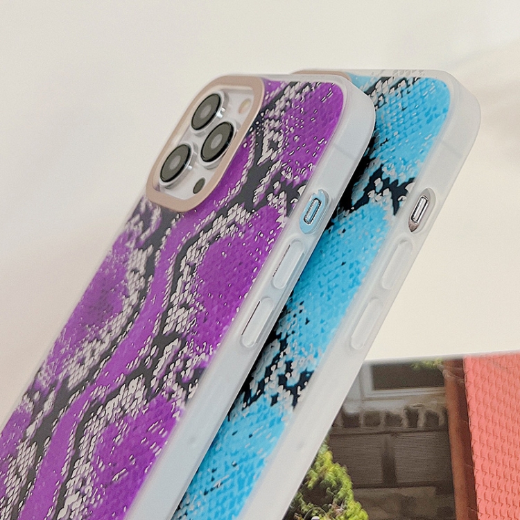 For iPhone 12 Pro Max Snake Texture Dual-side Laminating TPU Phone Case(Green) For iPhone 12 Pro Max Snake Texture Dual-side Laminating TPU Phone Case(Green)