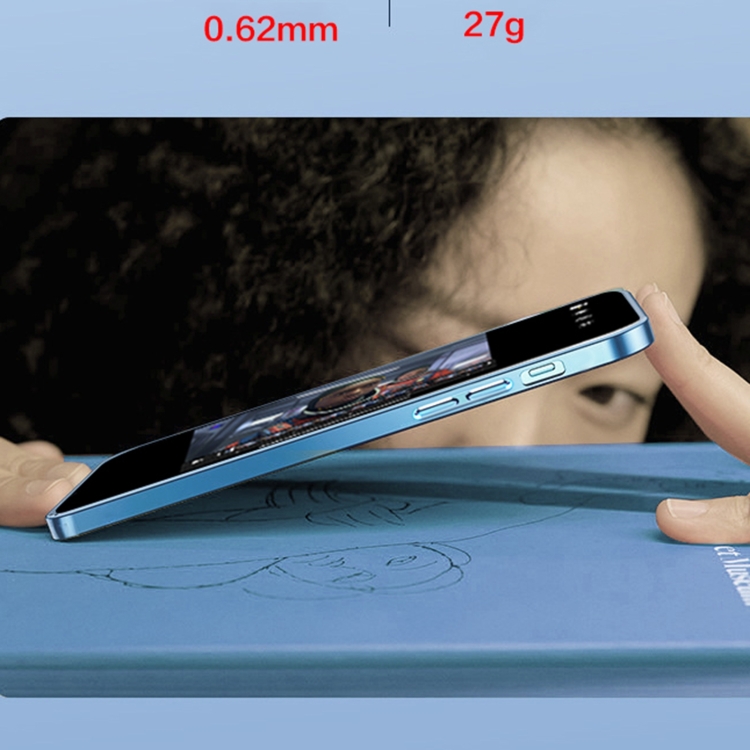 For iPhone 14 Pro 9D Plated Lens Film Clear Phone Case(Sierra Blue) For iPhone 14 Pro 9D Plated Lens Film Clear Phone Case(Sierra Blue)