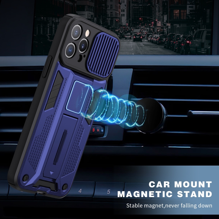 For iPhone 14 Sliding CamShield Magnetic Phone Case (Navy Blue) For iPhone 14 Sliding CamShield Magnetic Phone Case (Navy Blue)