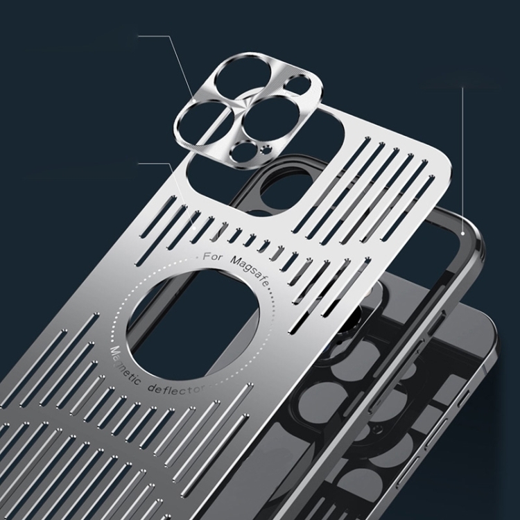 For iPhone 14 Plus Aluminum Alloy Magsafe Magnetic Cooling Phone Case (Sierra Blue) For iPhone 14 Plus Aluminum Alloy Magsafe Magnetic Cooling Phone Case (Sierra Blue)