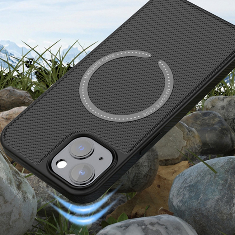 For iPhone 11 Carbon Fiber Texture MagSafe Magnetic Phone Case (Black) For iPhone 11 Carbon Fiber Texture MagSafe Magnetic Phone Case (Black)