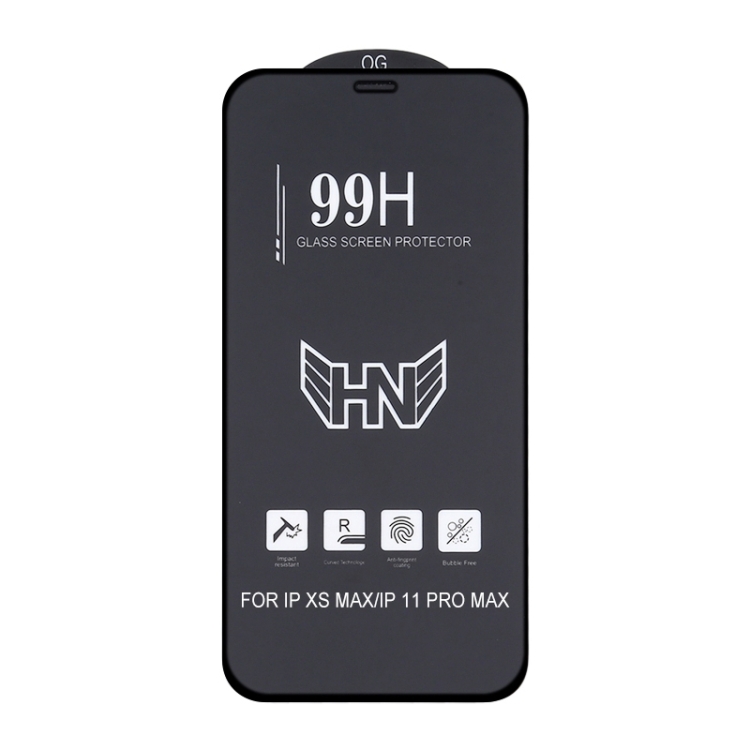 25 PCS High Aluminum Large Arc Full Screen Tempered Glass Film For iPhone 11 Pro Max / XS Max 25 PCS High Aluminum Large Arc Full Screen Tempered Glass Film For iPhone 11 Pro Max / XS Max