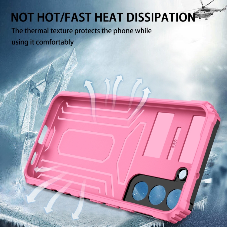 For Samsung Galaxy S22 5G King Kong Back Clip Series Holder Phone Case(Pink) For Samsung Galaxy S22 5G King Kong Back Clip Series Holder Phone Case(Pink)