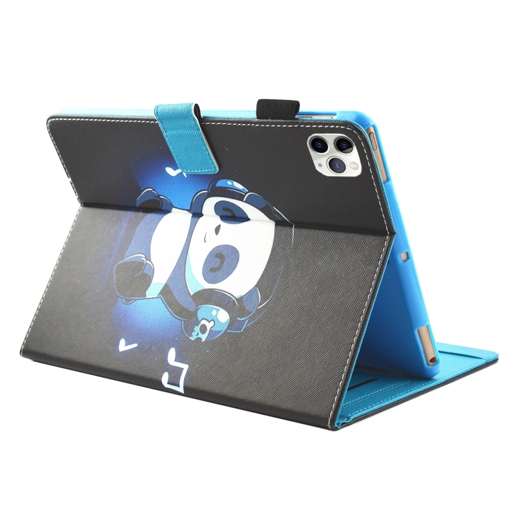 For iPad Pro 11 (2020) & (2018) Painted Pattern Tablet PC Protective Leather Case with Bracket & Card Slot & Photo Holder(Music Panda) For iPad Pro 11 (2020) & (2018) Painted Pattern Tablet PC Protective Leather Case with Bracket & Card Slot & Photo Holder(Music Panda)