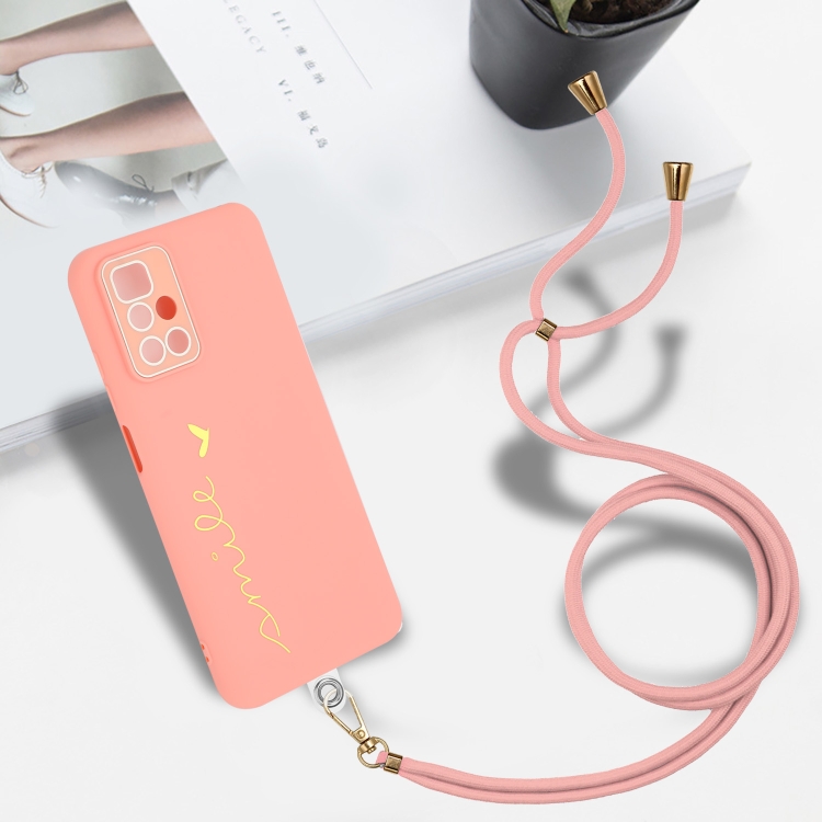 Para Xiaomi Redmi 10 / 10 Prime / 10 2022 Funda de teléfono TPU con línea  dorada con