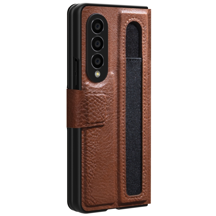 For Samsung Galaxy Z Fold4 5G NILLKIN Ogg Leather Phone Case(Brown) For Samsung Galaxy Z Fold4 5G NILLKIN Ogg Leather Phone Case(Brown)