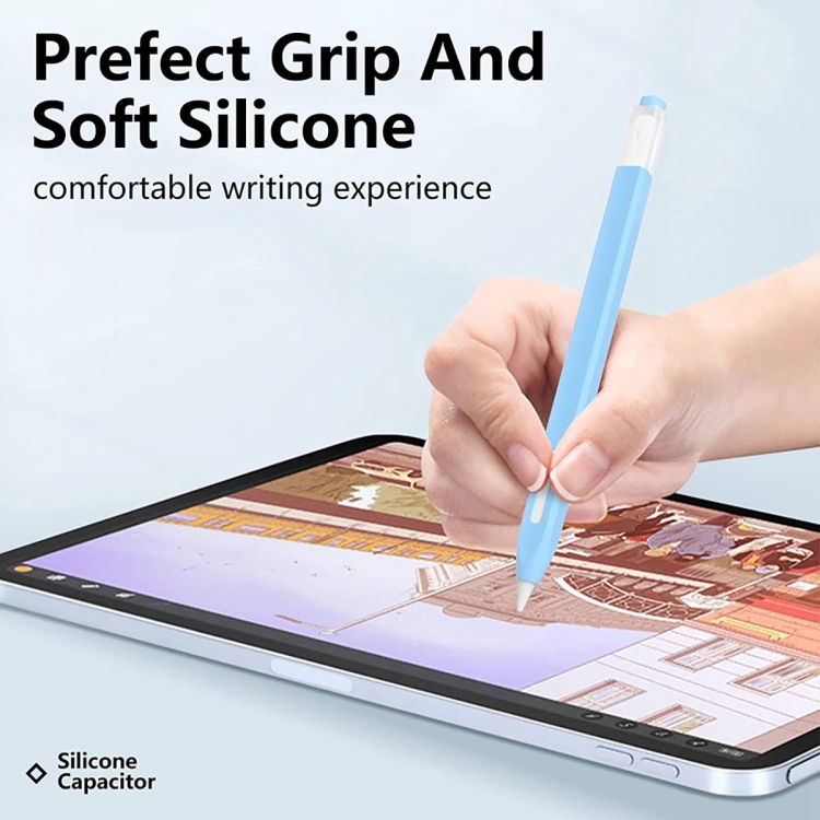 Stylus Jelly Silicone Protective Cover Short Set For Apple Pencil 2(Orange) Stylus Jelly Silicone Protective Cover Short Set For Apple Pencil 2(Orange)