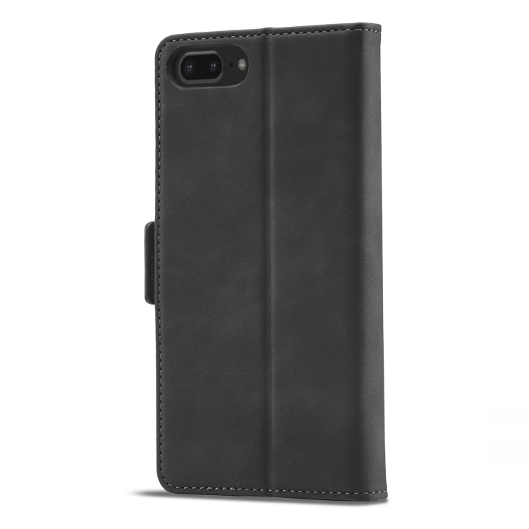 For iPhone SE 2022 / SE 2020 / 8 / 7 Forwenw Dual-side Buckle Leather Phone Case(Black) For iPhone SE 2022 / SE 2020 / 8 / 7 Forwenw Dual-side Buckle Leather Phone Case(Black)