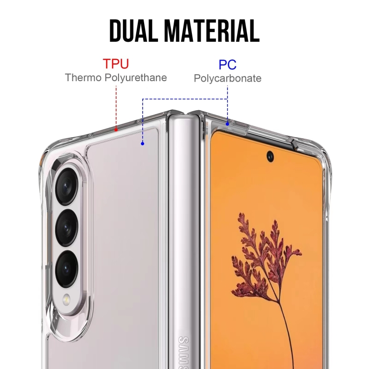 For Samsung Galaxy Z Fold4 TPU + PC Shockproof Phone Case For Samsung Galaxy Z Fold4 TPU + PC Shockproof Phone Case