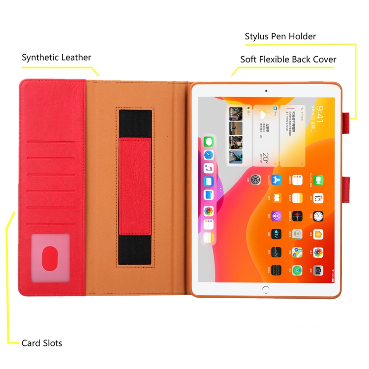 For iPad Pro 11 (2020) & (2018) Small Metal Button Magnetic Attraction Tablet PC Protective Leather Case with Deformable Bracket & Handle & Card Slots & Pen Slot & Sleep / Wake-up Function(Red) For iPad Pro 11 (2020) & (2018) Small Metal Button Magnetic Attraction Tablet PC Protective Leather Case with Deformable Bracket & Handle & Card Slots & Pen Slot & Sleep / Wake-up Function(Red)
