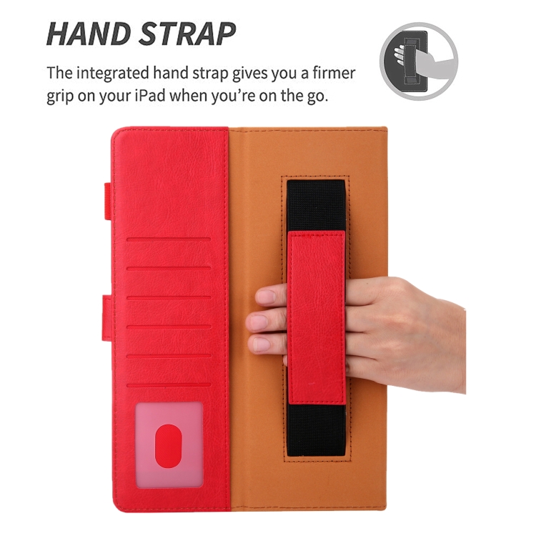 For iPad Pro 11 (2020) & (2018) Small Metal Button Magnetic Attraction Tablet PC Protective Leather Case with Deformable Bracket & Handle & Card Slots & Pen Slot & Sleep / Wake-up Function(Red) For iPad Pro 11 (2020) & (2018) Small Metal Button Magnetic Attraction Tablet PC Protective Leather Case with Deformable Bracket & Handle & Card Slots & Pen Slot & Sleep / Wake-up Function(Red)