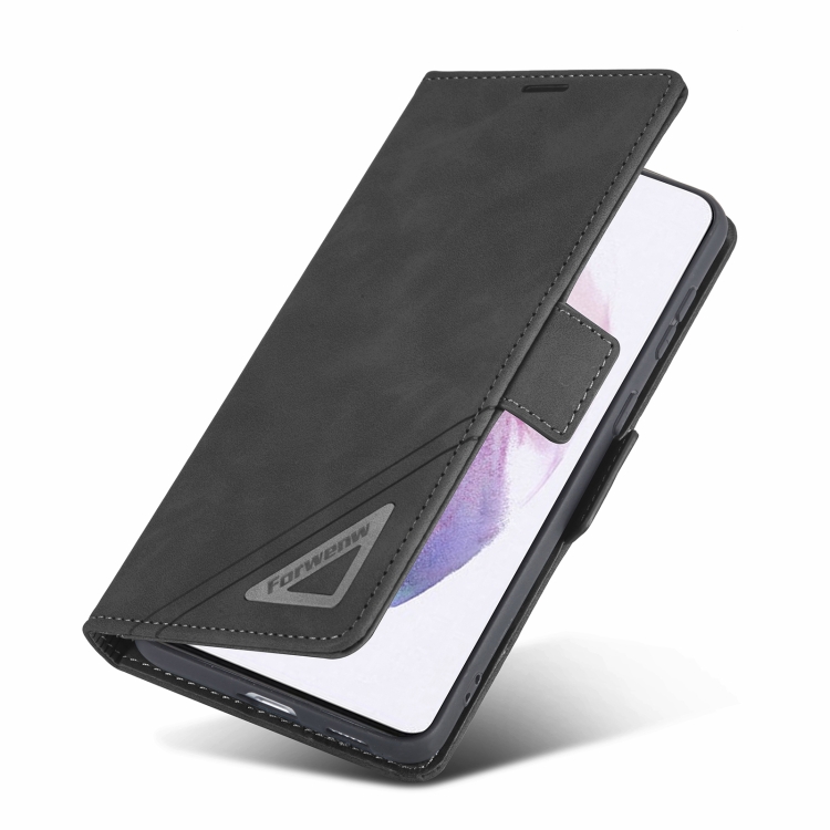 For Samsung Galaxy S21+ 5G Forwenw Dual-side Buckle Leather Phone Case(Black) For Samsung Galaxy S21+ 5G Forwenw Dual-side Buckle Leather Phone Case(Black)