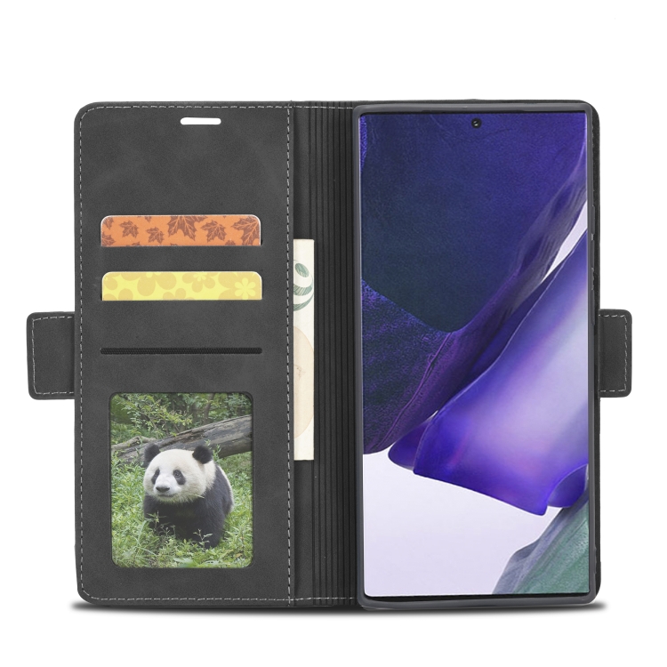 For Samsung Galaxy Note20 Forwenw Dual-side Buckle Leather Phone Case(Black) For Samsung Galaxy Note20 Forwenw Dual-side Buckle Leather Phone Case(Black)