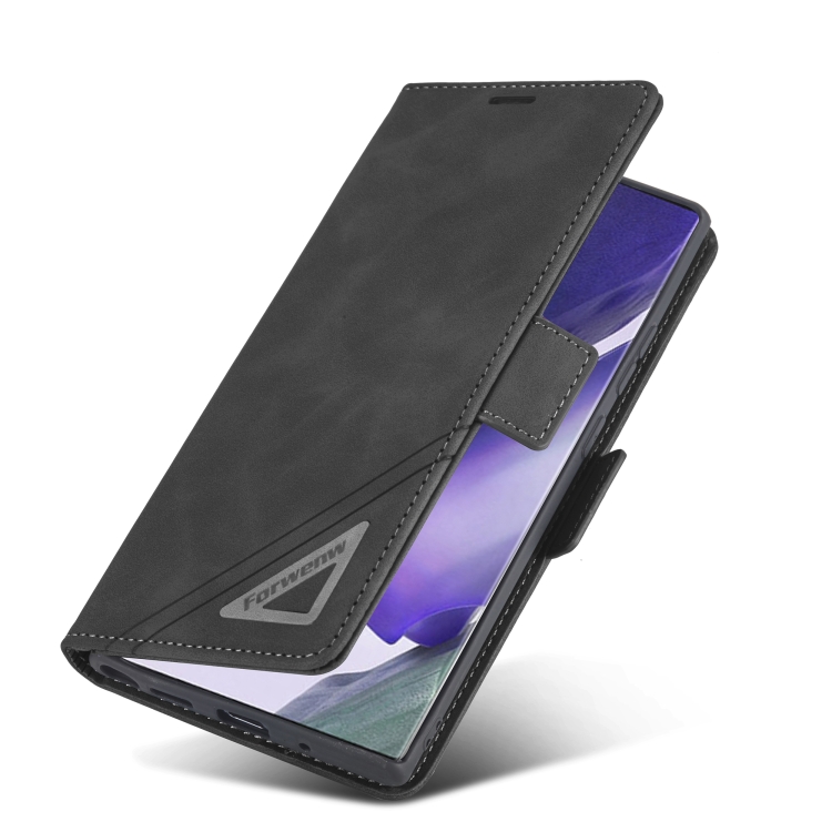 For Samsung Galaxy Note20 Forwenw Dual-side Buckle Leather Phone Case(Black) For Samsung Galaxy Note20 Forwenw Dual-side Buckle Leather Phone Case(Black)