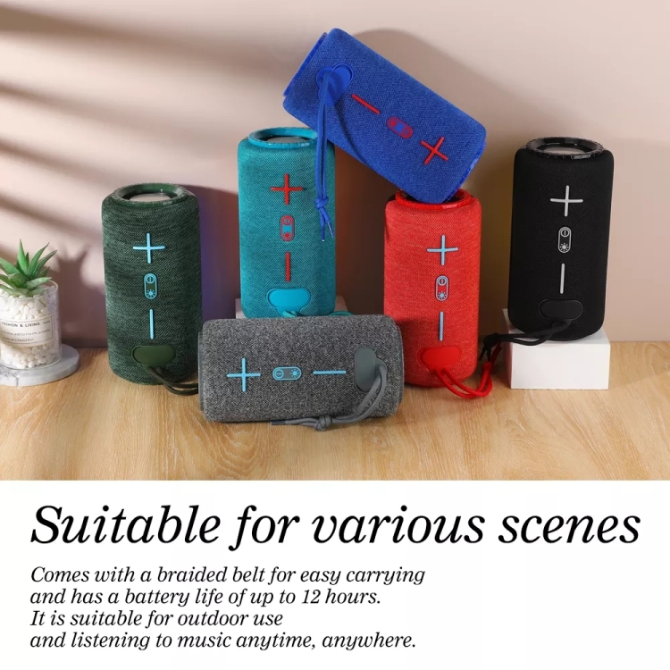T&G TG639 10W Portable LED Light TWS Wireless Bluetooth Speaker(Light Blue)