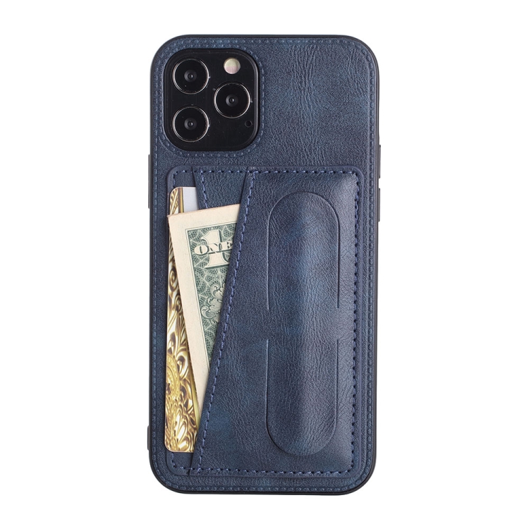 For iPhone 14 PU Leather Card Slot Phone Case (Blue) For iPhone 14 PU Leather Card Slot Phone Case (Blue)