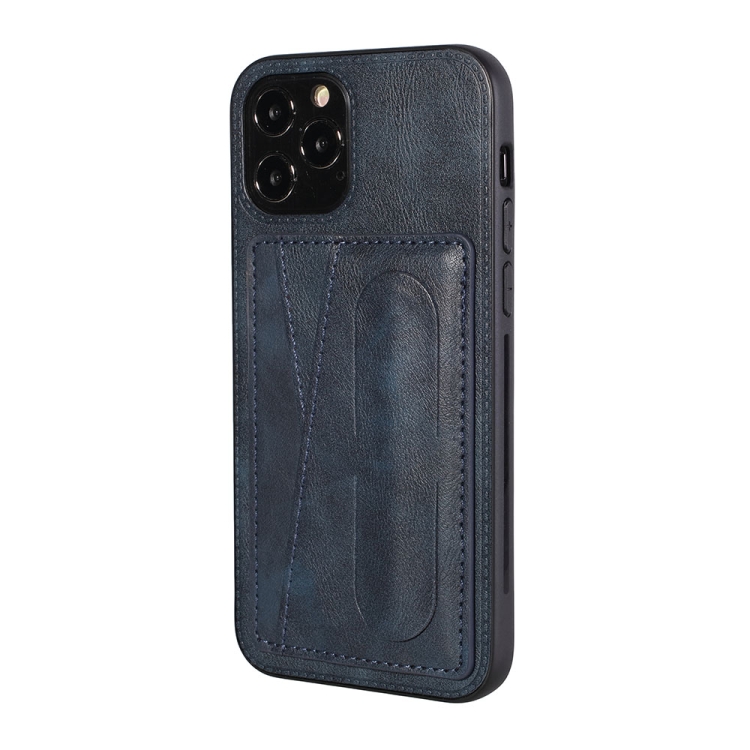 For iPhone 14 PU Leather Card Slot Phone Case (Blue) For iPhone 14 PU Leather Card Slot Phone Case (Blue)