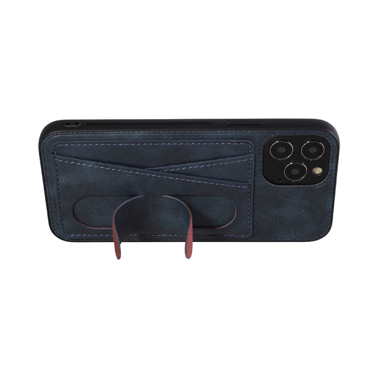 For iPhone 14 PU Leather Card Slot Phone Case (Blue) For iPhone 14 PU Leather Card Slot Phone Case (Blue)
