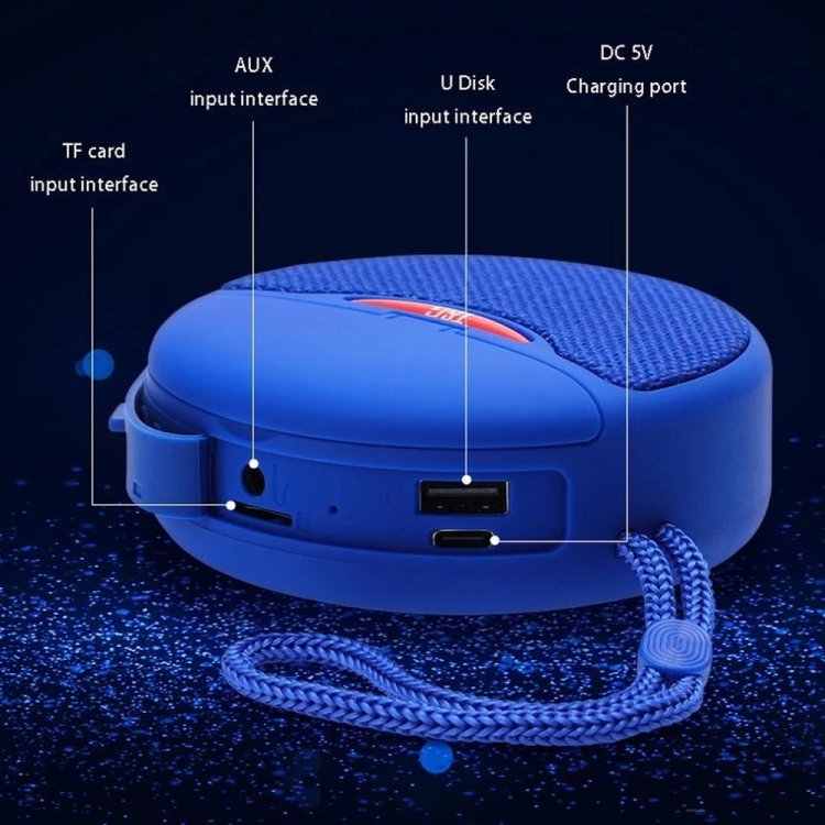 T&G TG808 2 in 1 Mini Wireless Bluetooth Speaker Wireless Headphones(Black)