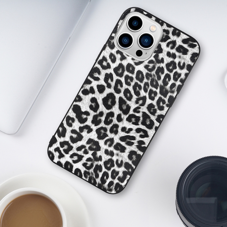 For iPhone 11 Pro TPU Leather Phone Case (White Leopard Texture) For iPhone 11 Pro TPU Leather Phone Case (White Leopard Texture)