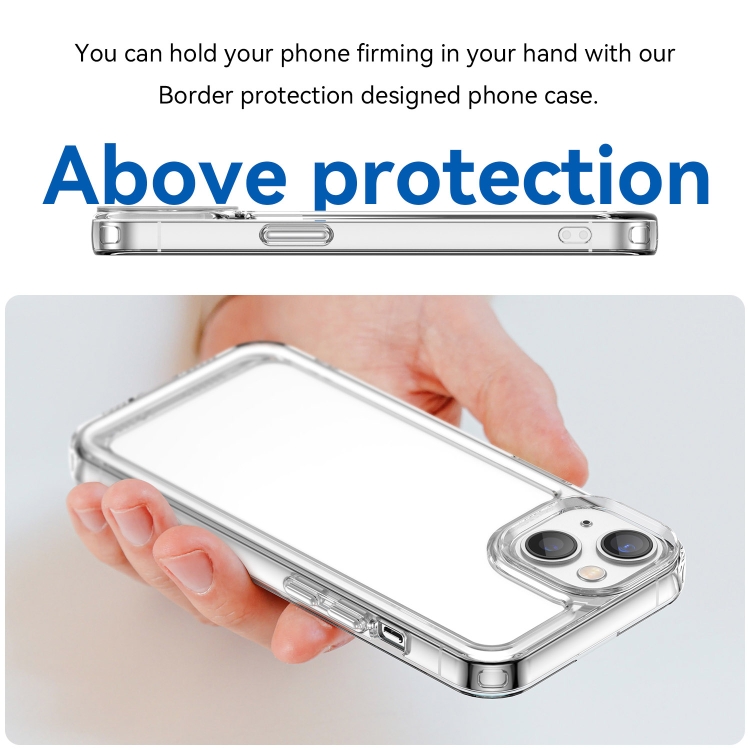 For iPhone 14 Plus Candy Series TPU Phone Case (Transparent)