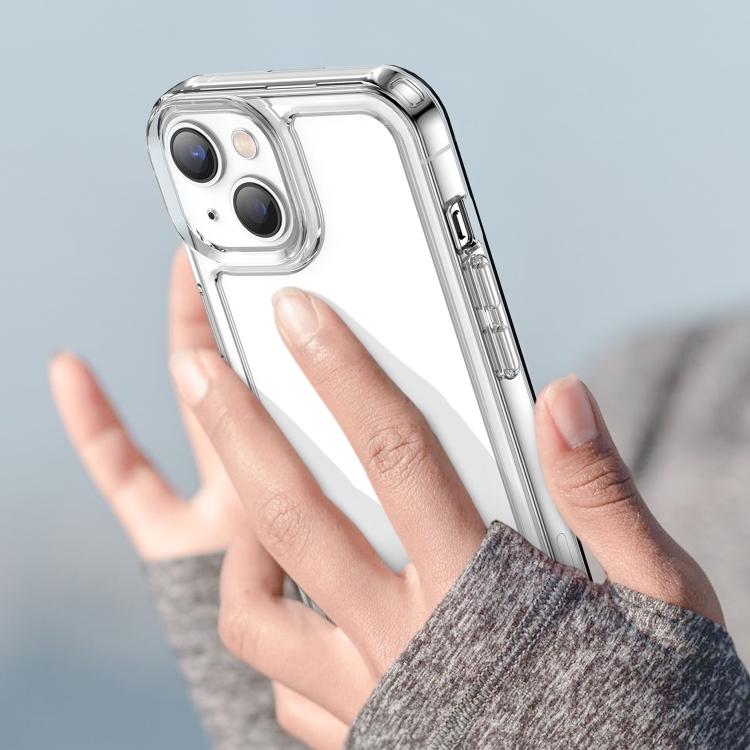 For iPhone 14 Plus Candy Series TPU Phone Case (Transparent)