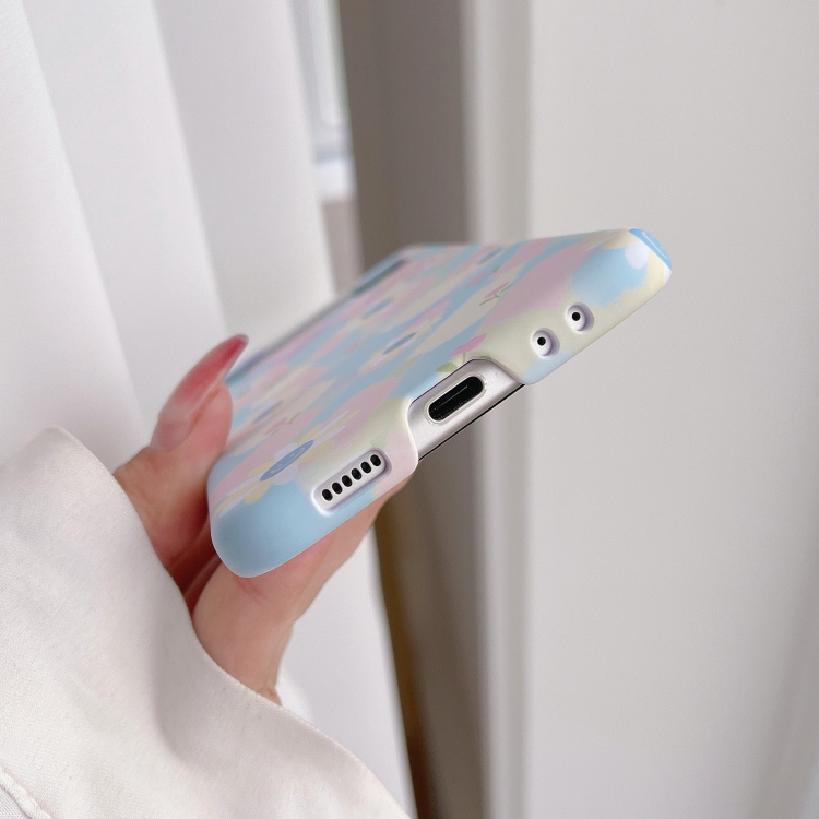 For Samsung Galaxy Z Flip4 Flowers Pattern Folded Phone Case(Ink Flowers) For Samsung Galaxy Z Flip4 Flowers Pattern Folded Phone Case(Ink Flowers)