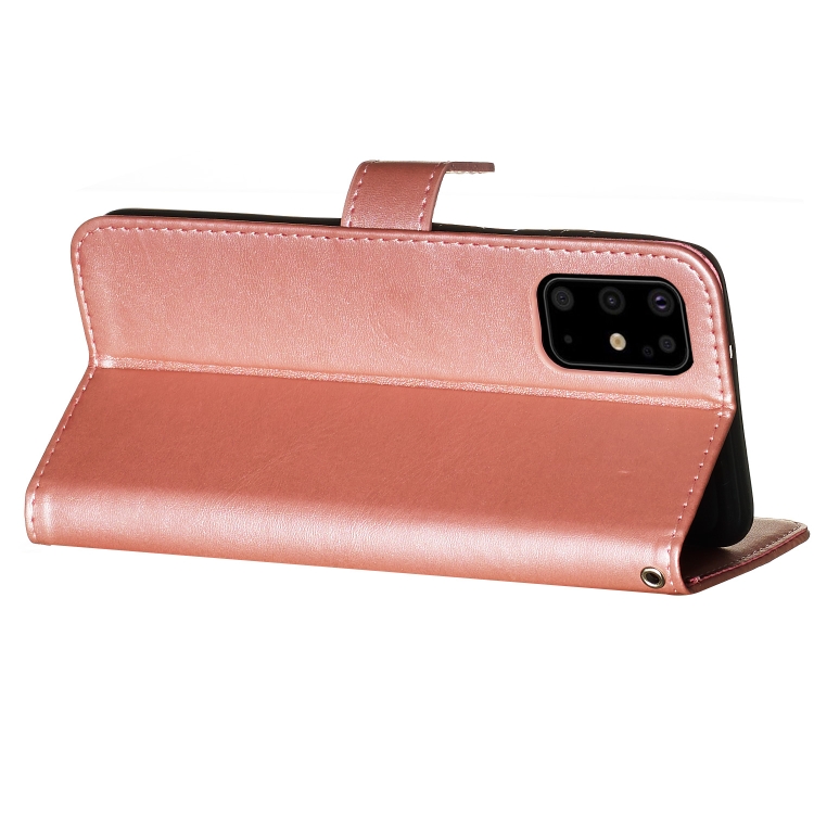 For Galaxy S20+ Fashion Calf Texture Zipper Horizontal Flip Leather Case with Stand & Card Slots & Wallet Function(Rose Gold) For Galaxy S20+ Fashion Calf Texture Zipper Horizontal Flip Leather Case with Stand & Card Slots & Wallet Function(Rose Gold)
