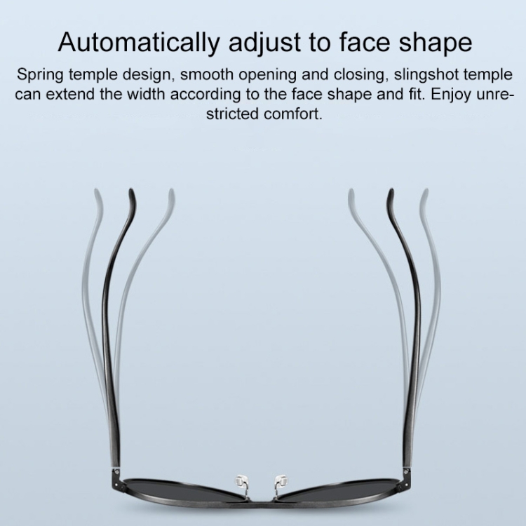 Original Xiaomi Mijia Luke UV400 Polarized Sunglasses(Grey) - 4