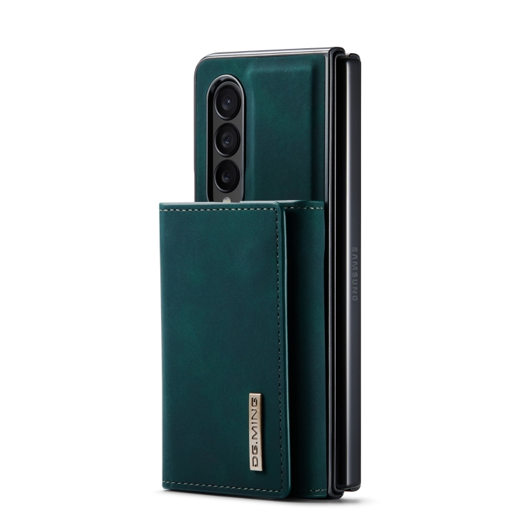 For Samsung Galaxy Z Fold4 DG.MING M1 Series 3-Fold Multi Card Wallet Phone Case(Green) For Samsung Galaxy Z Fold4 DG.MING M1 Series 3-Fold Multi Card Wallet Phone Case(Green)