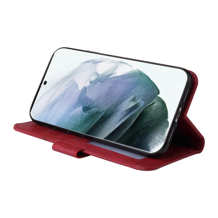 For Samsung Galaxy S22 Ultra 5G GQUTROBE Right Angle Leather Phone Case(Red) For Samsung Galaxy S22 Ultra 5G GQUTROBE Right Angle Leather Phone Case(Red)