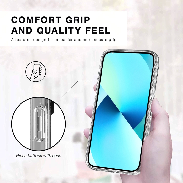 For iPhone 14 Plus Transparent Armor Phone Case (Transparent) For iPhone 14 Plus Transparent Armor Phone Case (Transparent)