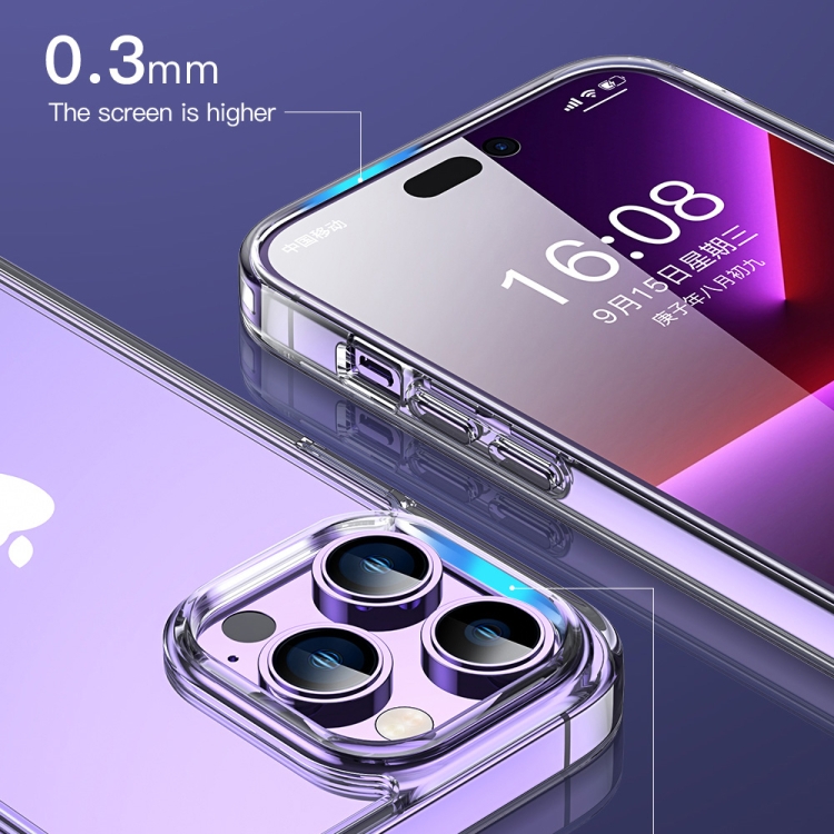 For iPhone 14 TOTUDESIGN AA-106 Crystal Shield Series TPU Phone Case (Transparent) For iPhone 14 TOTUDESIGN AA-106 Crystal Shield Series TPU Phone Case (Transparent)
