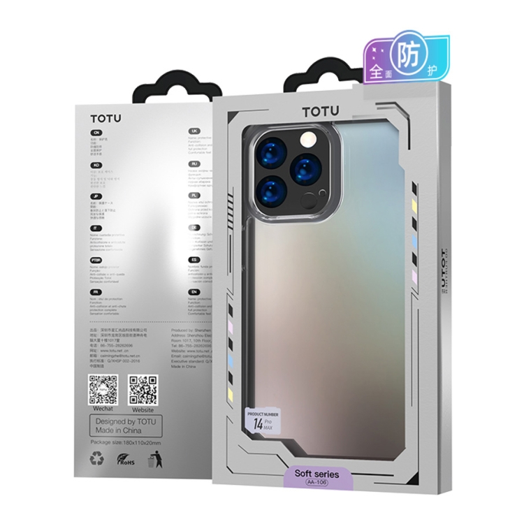 For iPhone 14 TOTUDESIGN AA-106 Crystal Shield Series TPU Phone Case (Transparent) For iPhone 14 TOTUDESIGN AA-106 Crystal Shield Series TPU Phone Case (Transparent)