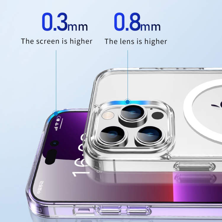 For iPhone 14 Pro Max TOTUDESIGN AA-160 Crystal Shield Series MagSafe Case (Transparent) For iPhone 14 Pro Max TOTUDESIGN AA-160 Crystal Shield Series MagSafe Case (Transparent)