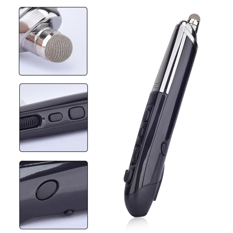 PR-08 Multifuncional Inalámbrico Bluetooth Pen Mouse Capacitivo Pen Mouse (Negro) - 1