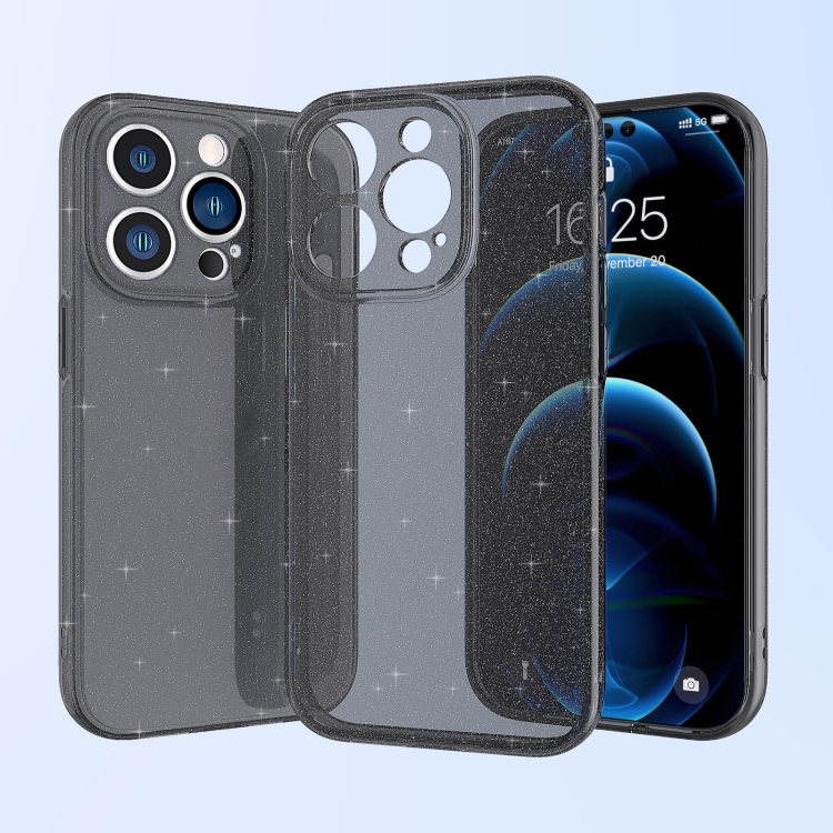 Fine Hole Phone Case For iPhone 13(Shining Black) Fine Hole Phone Case For iPhone 13(Shining Black)