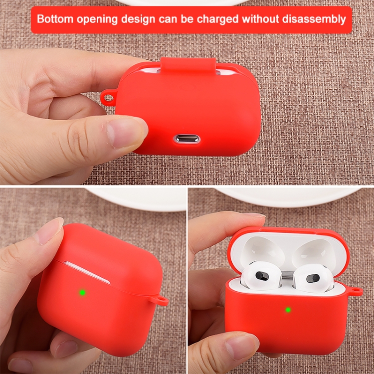 5 in 1 Silicone Earphone Protective Case + Earphone Bag + Earphones Buckle + Hook + Anti-lost Rope Set For AirPods 3(White) 5 in 1 Silicone Earphone Protective Case + Earphone Bag + Earphones Buckle + Hook + Anti-lost Rope Set For AirPods 3(White)