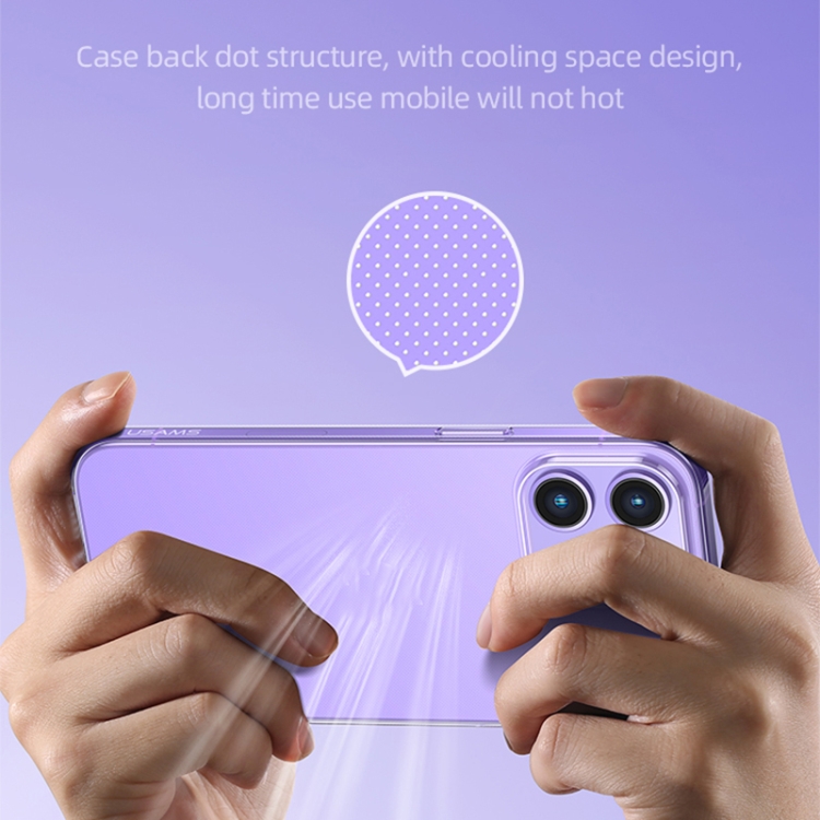 For iPhone 14 USAMS US-BH795 Primary Series TPU Phone Case (Transparent) For iPhone 14 USAMS US-BH795 Primary Series TPU Phone Case (Transparent)