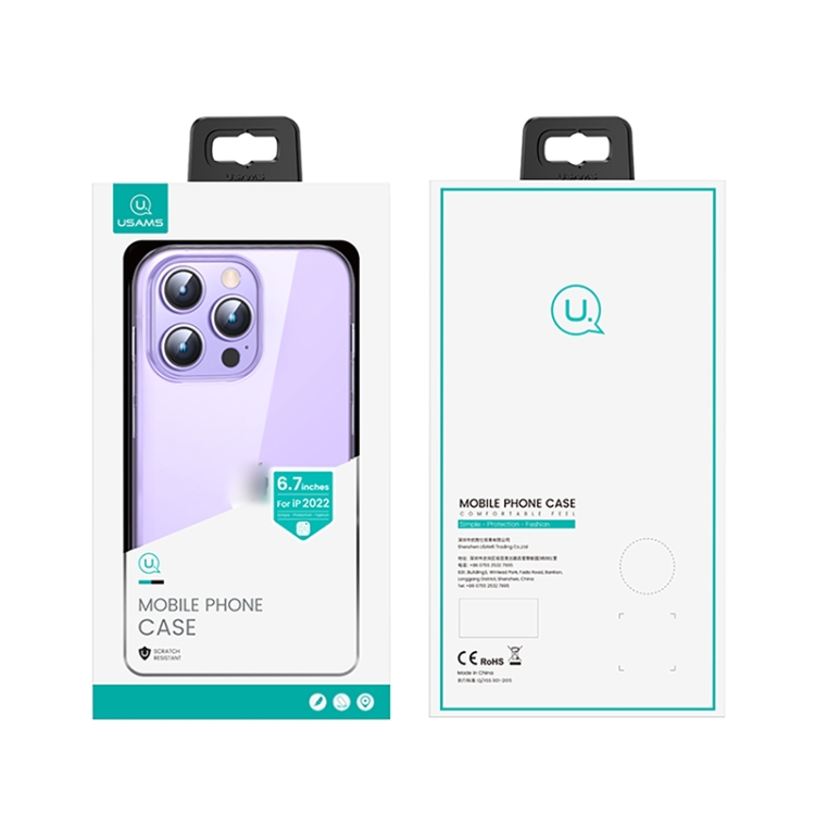 For iPhone 14 USAMS US-BH795 Primary Series TPU Phone Case (Transparent) For iPhone 14 USAMS US-BH795 Primary Series TPU Phone Case (Transparent)