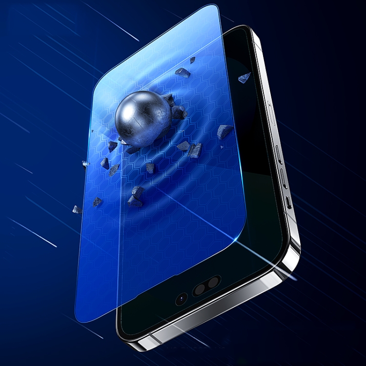 For iPhone 14 Pro USAMS US-BH804 Full Screen HD Tempered Glass with Installation Tool - 2