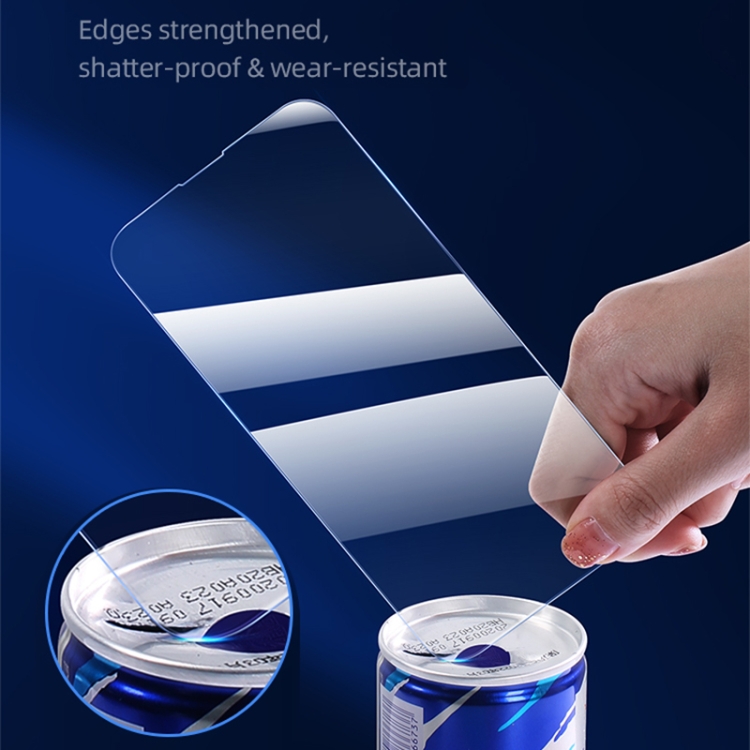 For iPhone 14 Pro USAMS US-BH804 Full Screen HD Tempered Glass with Installation Tool - 4