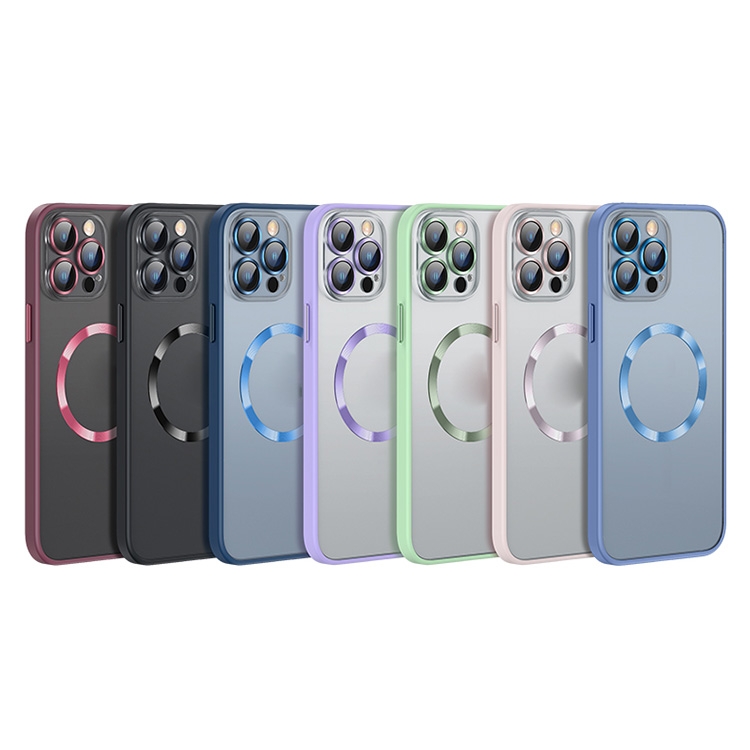 For iPhone 14 Plus Skin Feel MagSafe Magnetic Case (Black) For iPhone 14 Plus Skin Feel MagSafe Magnetic Case (Black)