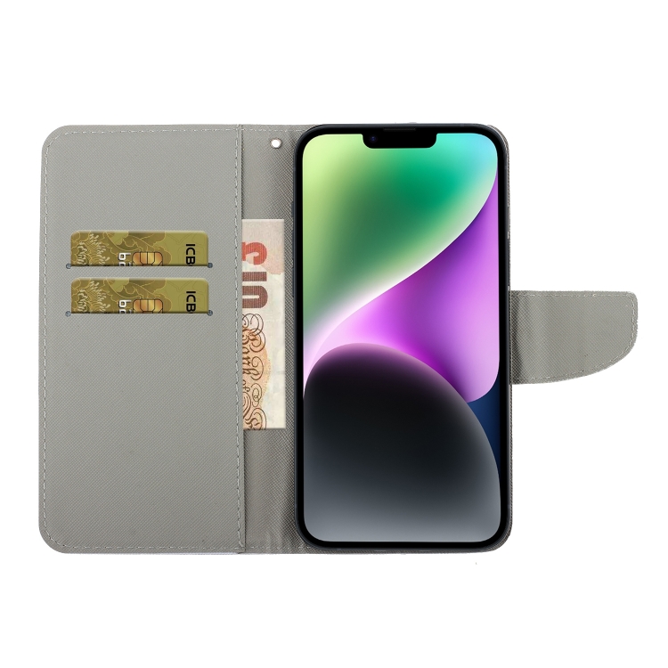 For iPhone 11 Pro Max Colored Drawing Leather Phone Case(Bottle Butterfly) For iPhone 11 Pro Max Colored Drawing Leather Phone Case(Bottle Butterfly)
