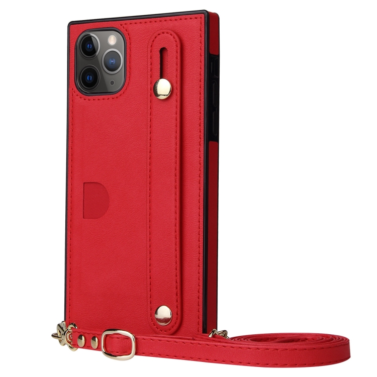 For iPhone 13 mini Crossbody Lanyard Shockproof Protective Phone Case (Red) For iPhone 13 mini Crossbody Lanyard Shockproof Protective Phone Case (Red)