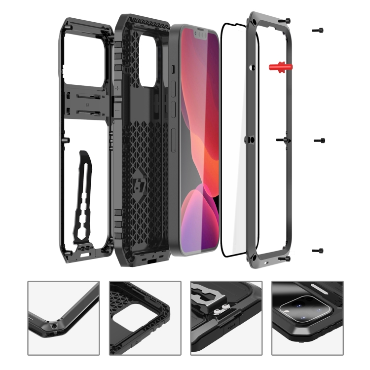 For iPhone 14 Plus Armor Life Waterproof Shockproof Splash-proof Dust-proof Phone Case (Black) For iPhone 14 Plus Armor Life Waterproof Shockproof Splash-proof Dust-proof Phone Case (Black)