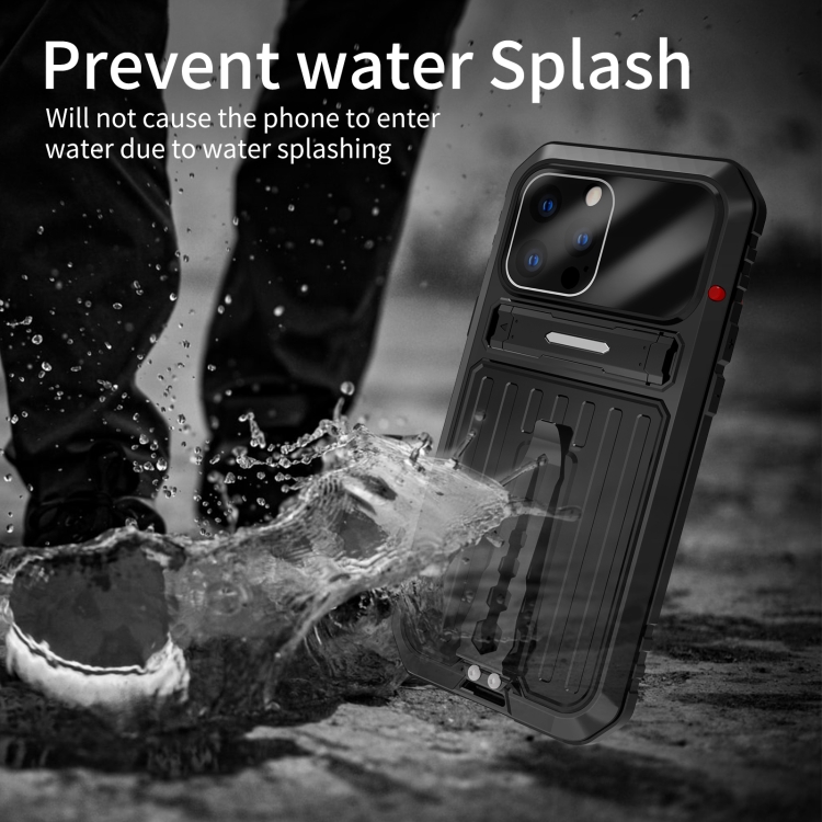 For iPhone 14 Plus Armor Life Waterproof Shockproof Splash-proof Dust-proof Phone Case (Black) For iPhone 14 Plus Armor Life Waterproof Shockproof Splash-proof Dust-proof Phone Case (Black)