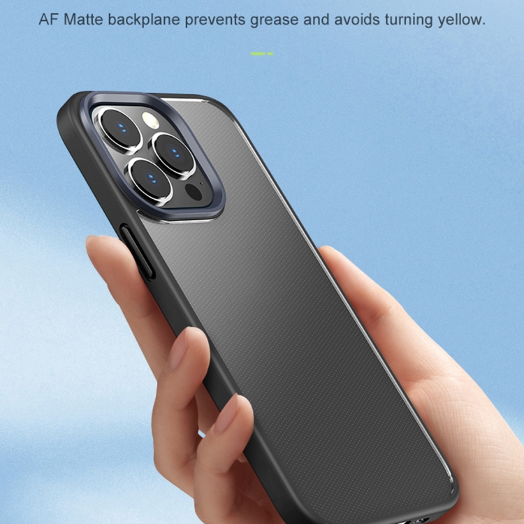 For iPhone 14 Pro ROCK Guard Transparent Phone Case(Purple) For iPhone 14 Pro ROCK Guard Transparent Phone Case(Purple)