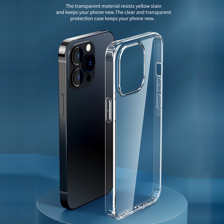 For iPhone 14 Pro ROCK Pure Series Phone Case(Transparent) For iPhone 14 Pro ROCK Pure Series Phone Case(Transparent)