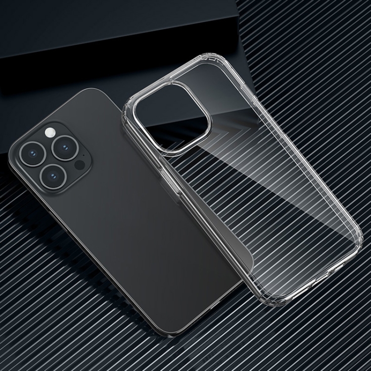 For iPhone 14 Pro ROCK Pure Series Phone Case(Transparent) For iPhone 14 Pro ROCK Pure Series Phone Case(Transparent)